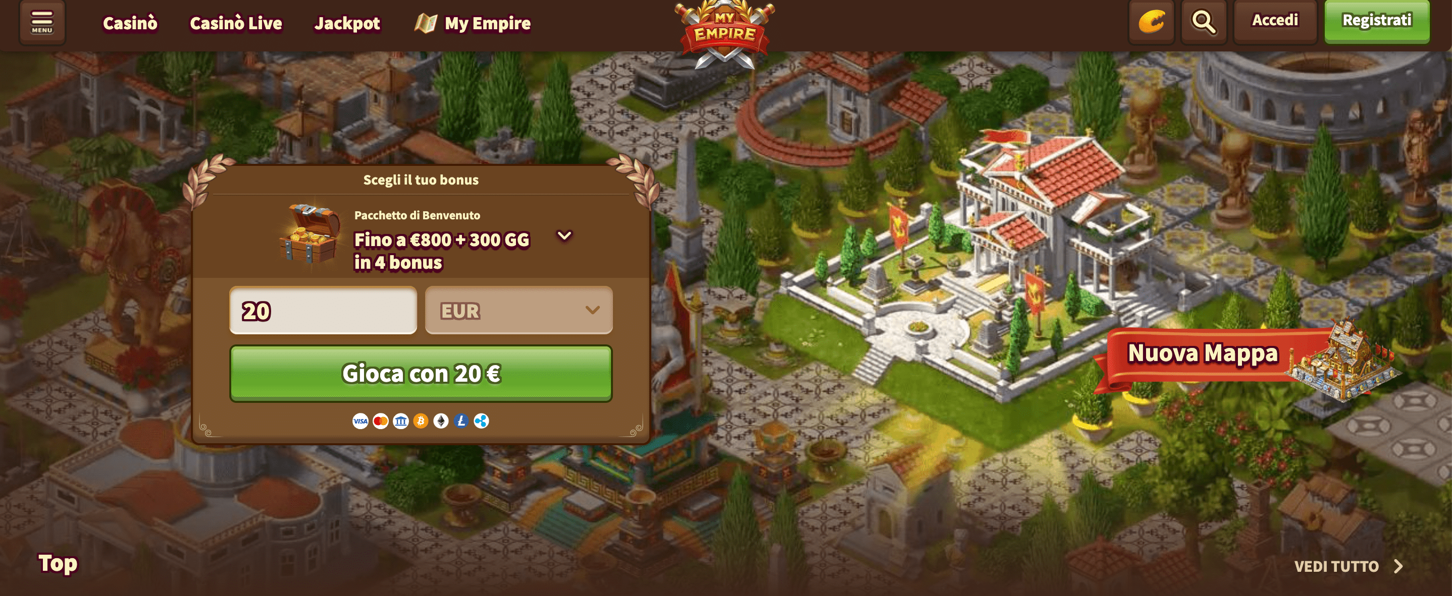 MyEmpire Casino Home